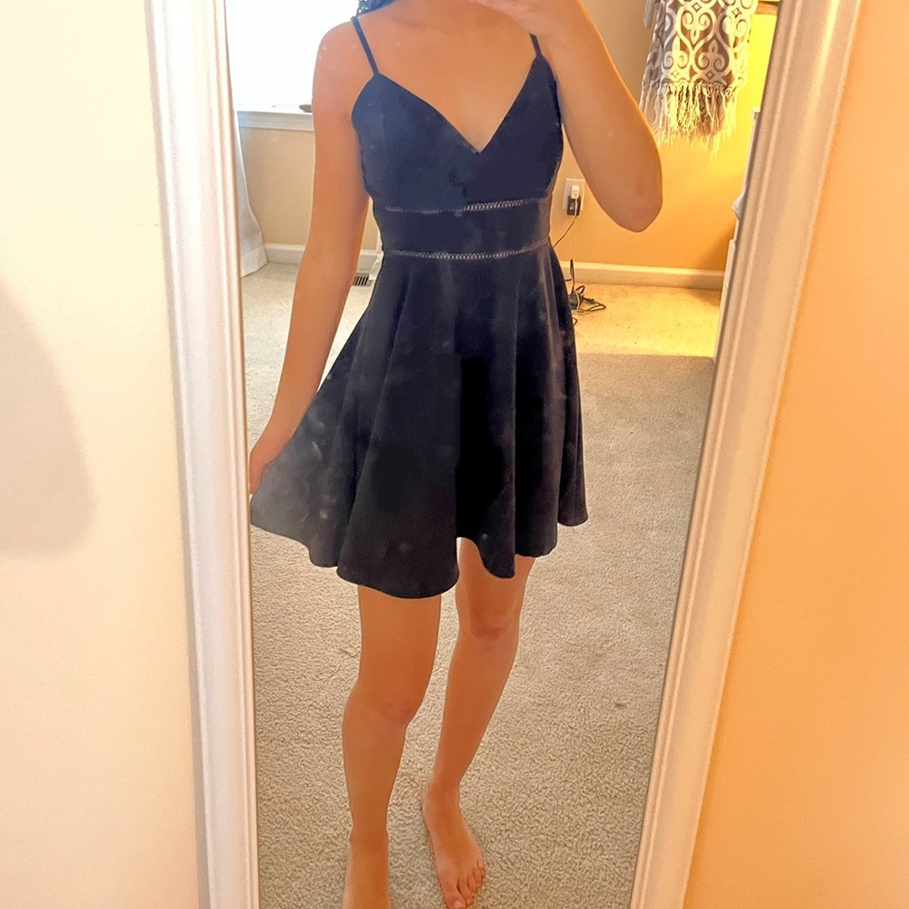 Macy’s Jun & Ivy Black Junior’s Mini Dress